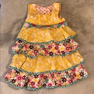 Girls size 4 jelly the pug dress